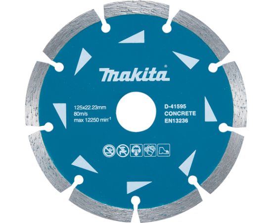 Dimanta griešanas disks Makita D-41595-10; 125x22,23 mm; 10 gab. Различные диски
