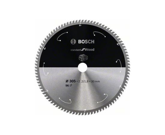 Griešanas disks Bosch Standard for Wood 2608837742; 305x30 mm; Z60 Zāģripas