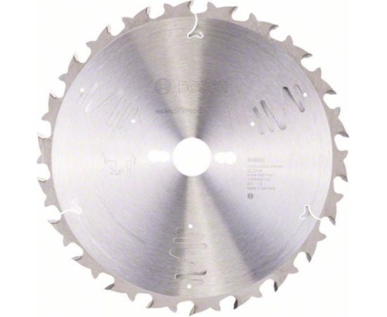 Griešanas disks Bosch Expert for Wood 2608642507; 250x30 mm; Z80 Zāģripas