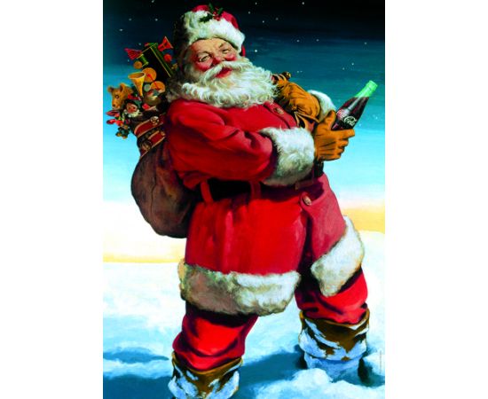 TREFL Пазл Coca-Cola: Santa Claus in the snow, 1000 шт. Пазлы