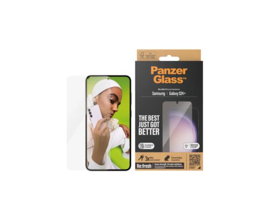 Samsung Galaxy S24+ Ultra-Wide EasyAligner by PanzerGlass Ekrānu aizsardzība