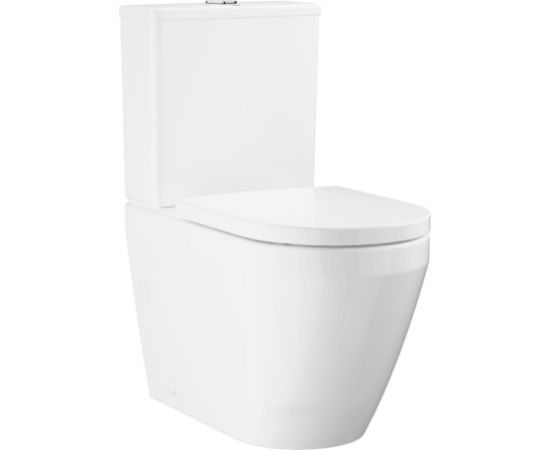 Grohe pods ar QR/SC vāku EuroCeramic Triple Vortex, 365x673mm, universāls izv, pievads no apakšas,balts HC Напольные унитазы