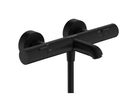 Hansgrohe vannas termostats Ecostat Fine, matēts melns Vannas maisītāji krāni