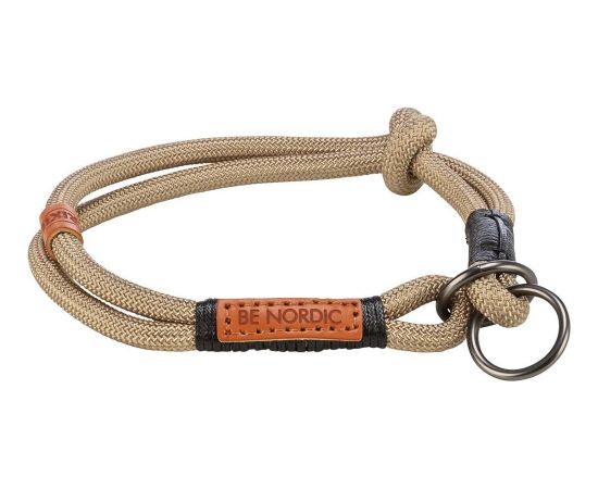 Trixie BE NORDIC, obroża zaciskowa, dla psa, piaskowa/czarna, linka, L–XL: 55 cm/o 13 mm Citas preces