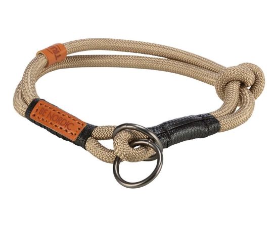 Trixie BE NORDIC, obroża zaciskowa, dla psa, piaskowa/czarna, linka, L–XL: 55 cm/o 13 mm Citas preces