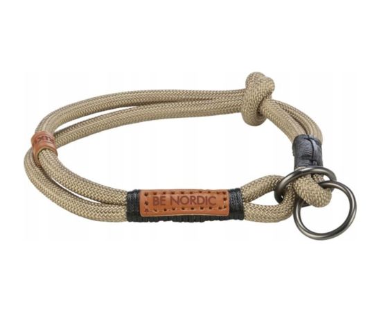 Trixie BE NORDIC, obroża zaciskowa, dla psa, piaskowa/czarna, linka, S: 35 cm/o 6 mm Citas preces