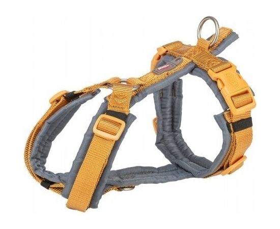 Trixie Premium trekking, szelki, dla psa, curry/grafit, S–M: 44–53 cm/20 mm Citas preces