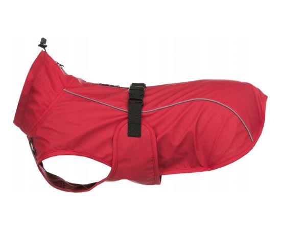 Trixie Vimy, płaszcz przeciwdeszczowy, dla psa, czerwony, XL: 70 cm Citas preces