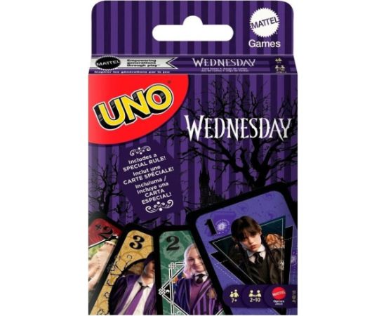 Mattel UNO Wednesday Galda spēles