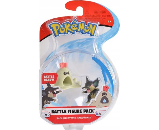 Pokemon Zestaw Figur Rattata i Sandygast - Stwórz epickie bitwy w świecie Pokemon! Фигурки и герои