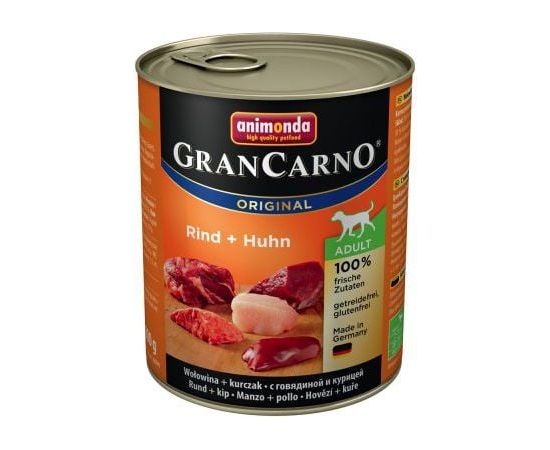 Animonda GranCarno Original Adult Wołowina i kurczak 800g Suņu barība