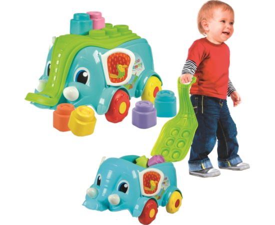 Clementoni Clementoni Miękkie klocki Słonik Clemmy Машины и аксессуары