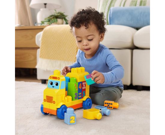 Mattel MBL AUTOBUS BUDUJ I LICZ POJAZD KLOCKI JKG34 PU3 Машины и аксессуары