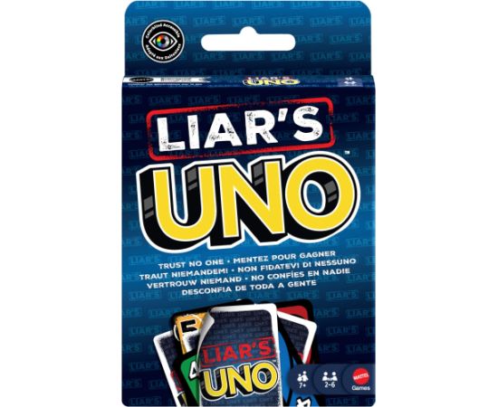 GRA MATTEL UNO KLAMCY LIAR S JLH43 PUD8 Galda spēles
