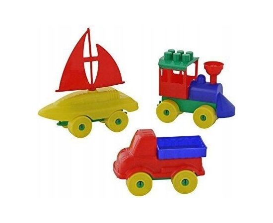 Polesie Klocki Mały wędrownik 23el. Машины и аксессуары