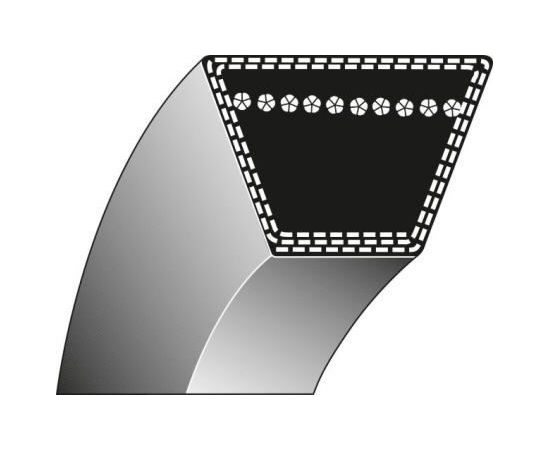 V-Belt 13x1956mm Castel Garden, Ratioparts  Резервные акции