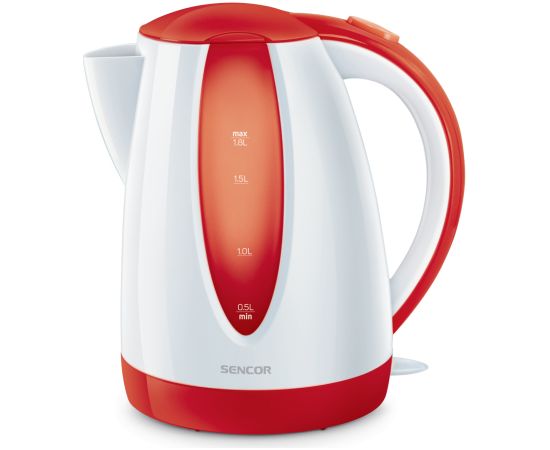 Water kettle Sencor, white/red Чайники (электрические)