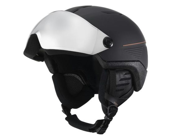 Kask FIT VISOR IMPACTS PHOTO BLACK L/XL ROSSIGNOL Ziemas sporta ķiveres