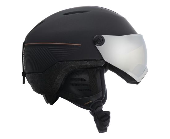 Kask FIT VISOR IMPACTS PHOTO BLACK L/XL ROSSIGNOL Ziemas sporta ķiveres