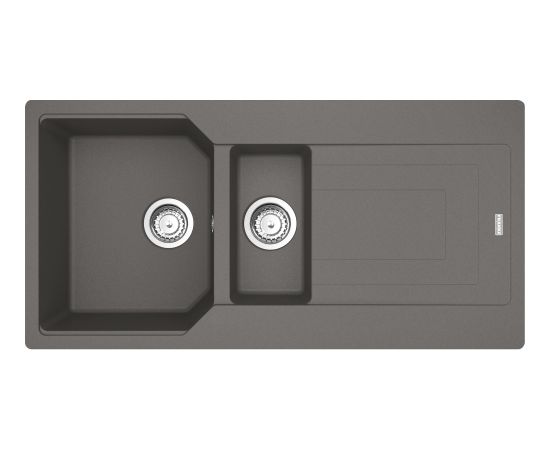 Franke Urban UBG 651-100 3 1/2'' Akmens Pelēka Fragranīta Iebūvējama Virtuves Izlietne Virtuves izlietnes
