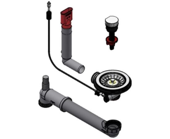 Franke V 3 1/2″ 1B pop‑up notekas ventilis Jaunumi Sadz. tehnika