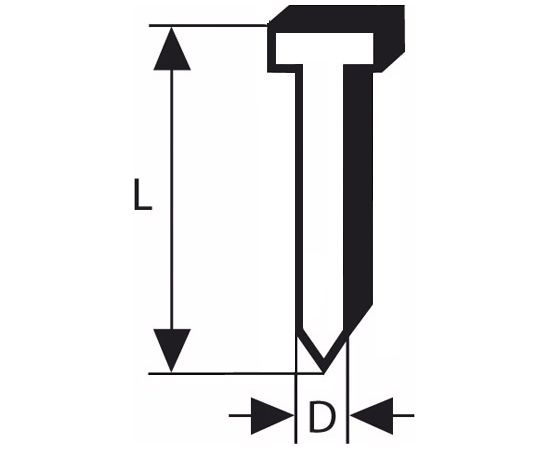 Naglas Bosch SK50 30G; 1,2/18gx30; 5000  gab. Naglas