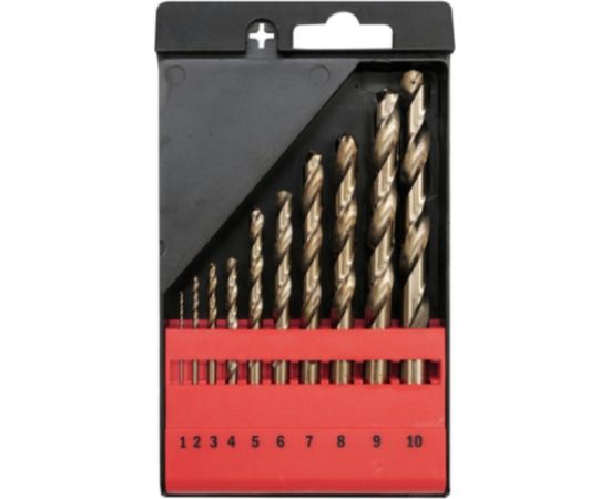 Metāla urbju komplekts Yato YT-41603; 1-10 mm; 10 gab. Аксессуары для дрелей