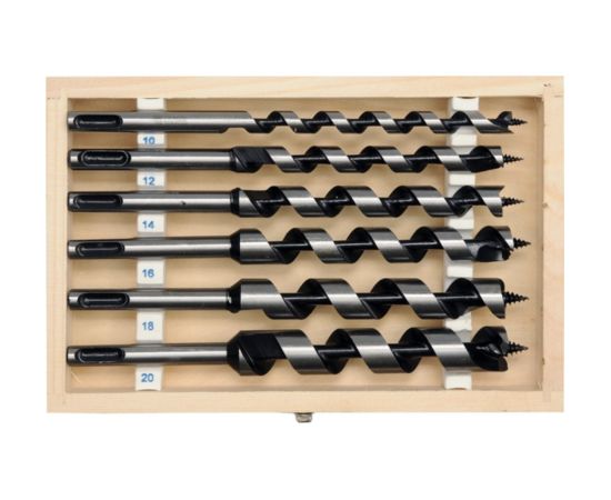 Koka urbju komplekts Yato YT-3300; 10-20 mm; 6 gab. Аксессуары для дрелей