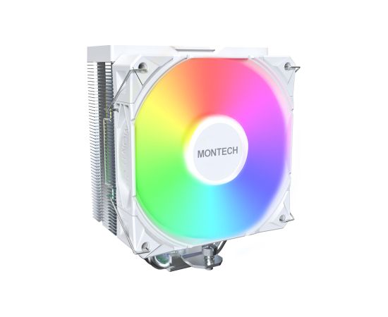 CPU COOLER MULTI SOCKET WHITE/NX400 ARGB (W) MONTECH Procesoru dzesēšana