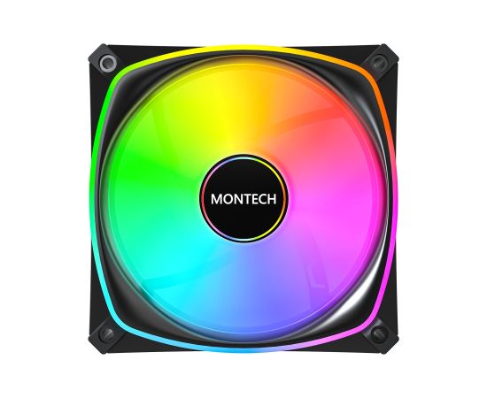 CASE FAN 120MM/RX120 PRO BLACK MONTECH Korpusu dzesēšana