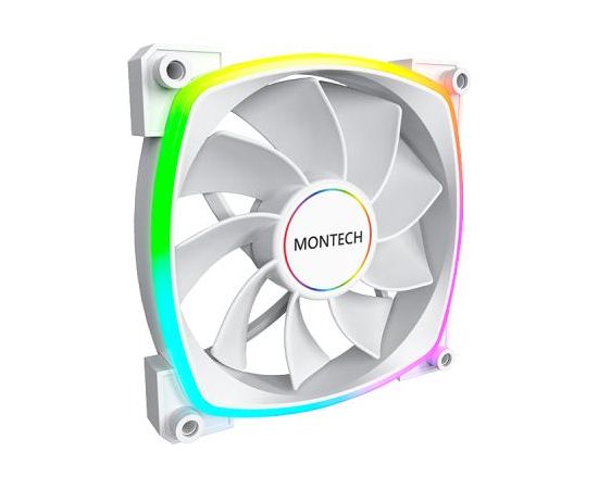 CASE FAN 140MM/RX140 PWM WHITE MONTECH Korpusu dzesēšana