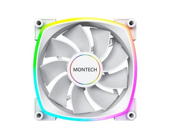 CASE FAN 140MM/RX140 PWM WHITE MONTECH Korpusu dzesēšana