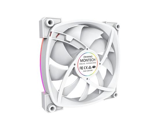 CASE FAN 140MM/RX140 PWM WHITE MONTECH Korpusu dzesēšana
