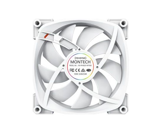 CASE FAN 140MM/RX140 PWM WHITE MONTECH Korpusu dzesēšana