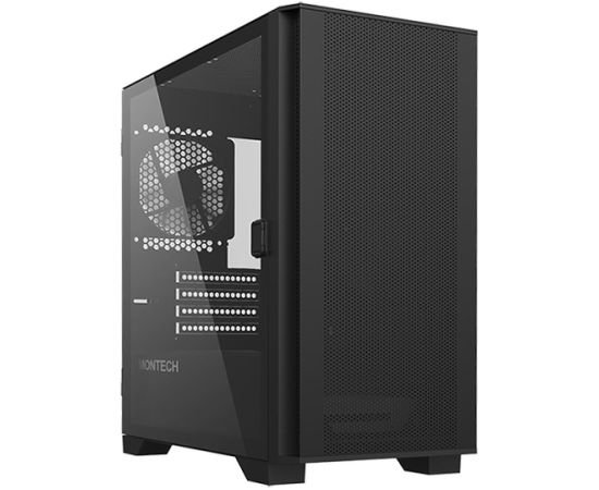 Case MONTECH AIR 100 LITE MidiTower Not included MicroATX MiniITX Colour Black AIR100LITE(B) Datoru korpusi