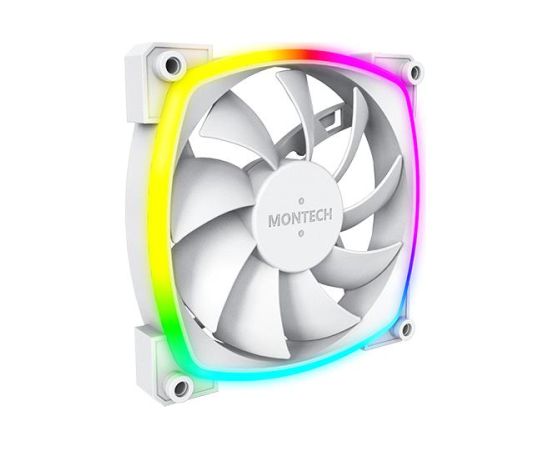 CASE FAN 120MM/AX120 PWM WHITE MONTECH Korpusu dzesēšana