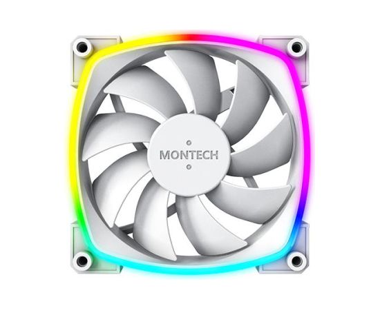 CASE FAN 120MM/AX120 PWM WHITE MONTECH Korpusu dzesēšana