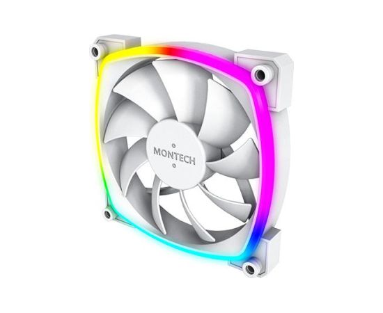CASE FAN 120MM/AX120 PWM WHITE MONTECH Korpusu dzesēšana