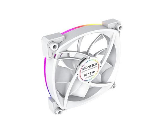 CASE FAN 120MM/AX120 PWM WHITE MONTECH Korpusu dzesēšana
