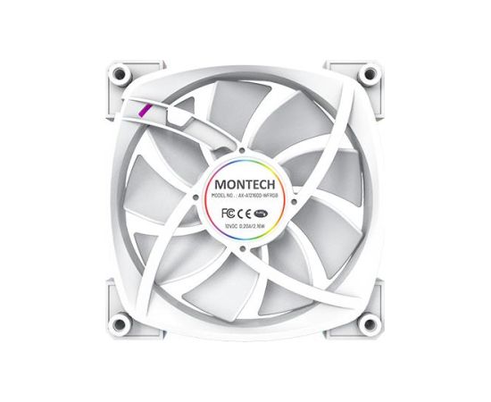 CASE FAN 120MM/AX120 PWM WHITE MONTECH Korpusu dzesēšana