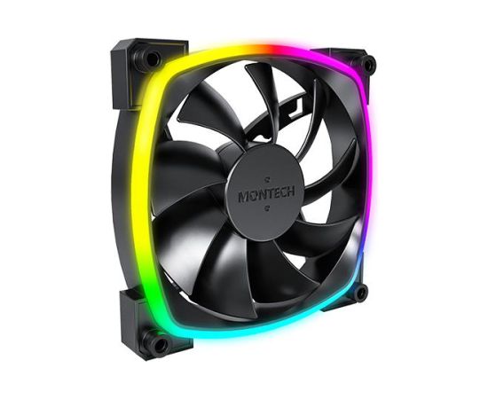 CASE FAN 120MM/AX120 PWM BLACK MONTECH Korpusu dzesēšana