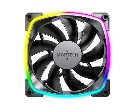 CASE FAN 120MM/AX120 PWM BLACK MONTECH Korpusu dzesēšana