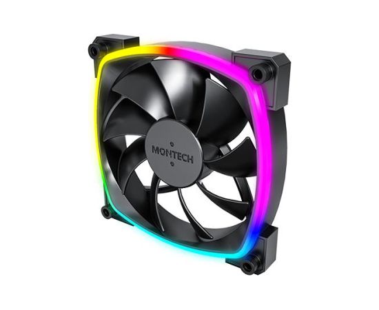 CASE FAN 120MM/AX120 PWM BLACK MONTECH Korpusu dzesēšana