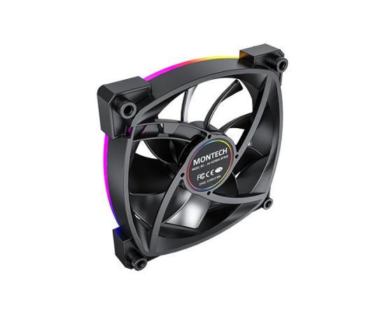 CASE FAN 120MM/AX120 PWM BLACK MONTECH Korpusu dzesēšana