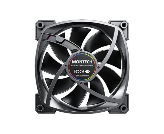 CASE FAN 120MM/AX120 PWM BLACK MONTECH Korpusu dzesēšana