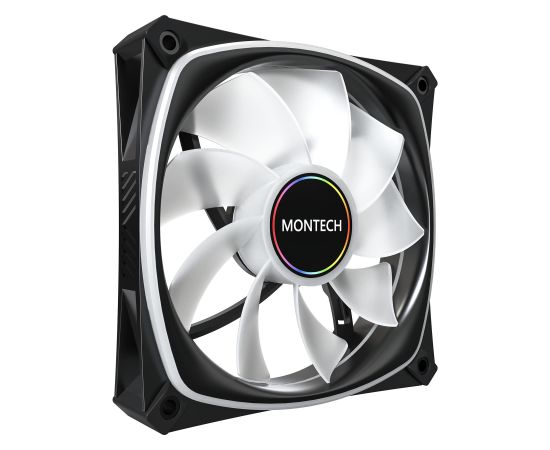 CASE FAN 120MM/RX120 PRO BLACK 3 IN 1 MONTECH Korpusu dzesēšana