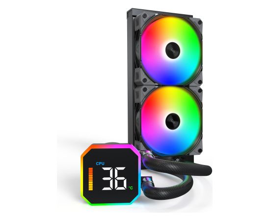 CPU COOLER MULTI SOCKET BLACK/HYPERFLOW DIGITAL 240 MONTECH Procesoru dzesēšana