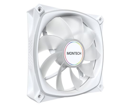 CASE FAN 120MM/RX120 PRO WHITE 3 IN 1 MONTECH Korpusu dzesēšana