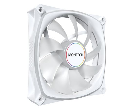CASE FAN 120MM/AX120 PRO WHITE 3 IN 1 MONTECH Korpusu dzesēšana