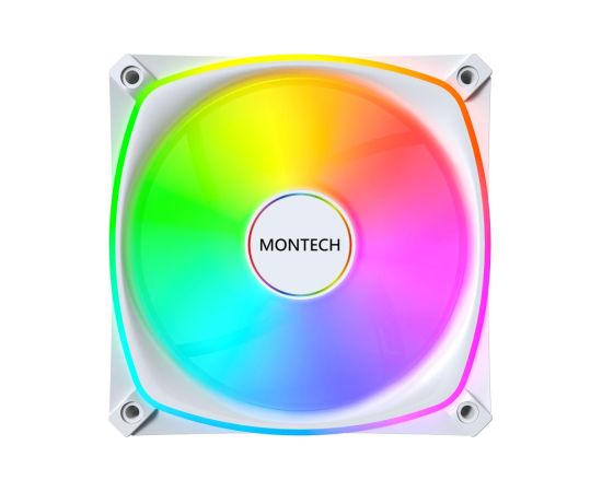 CASE FAN 120MM/AX120 PRO WHITE 3 IN 1 MONTECH Korpusu dzesēšana